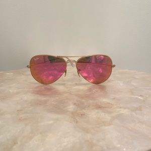 Pink Ray Ban Aviators